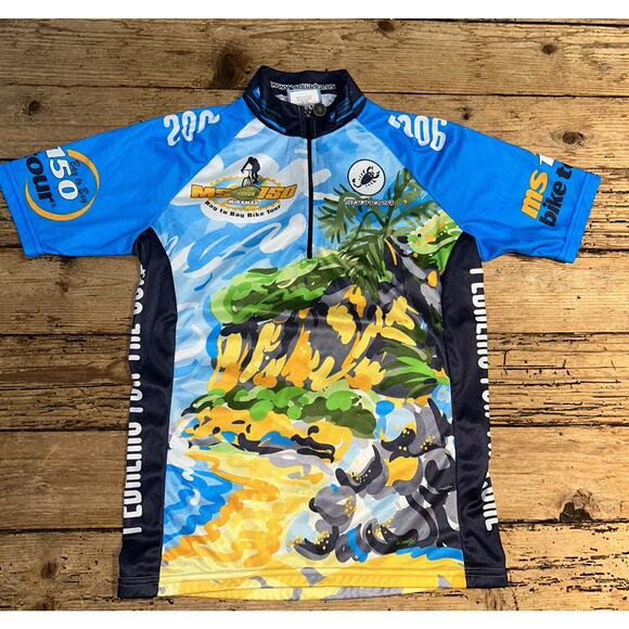 Squadra Men’s Size S Cycling Jersey 2006 MS150 Ride For Cure - Picture 1 of 6